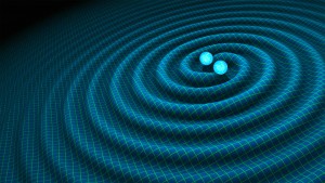 Les ondes gravitationnelles crées par la collision de deux trous noirs